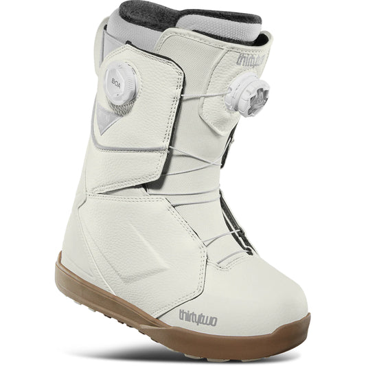 The ThirtyTwo Women's Lashed Double Boa Snowboard Boots 2025 in Bone