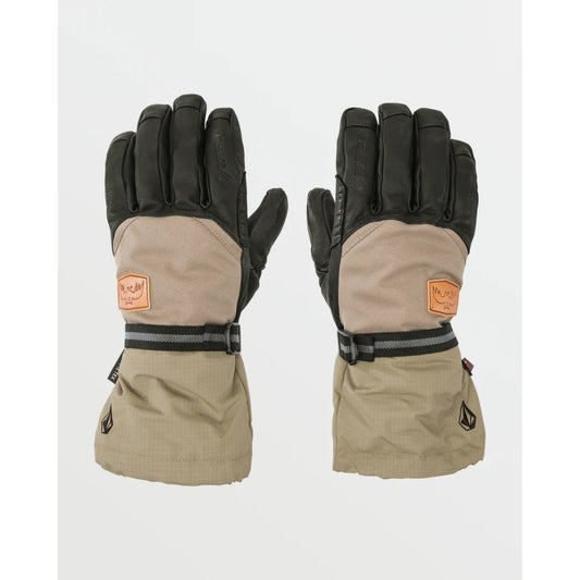 The Volcom 91 Gore-Tex Men's Gloves 2025 in Chestnut Brown