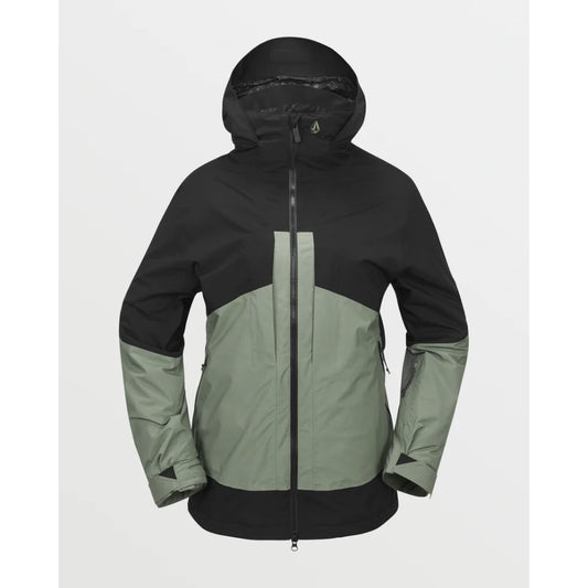 The Volcom AT Stretch Gore-Tex Women's Jacket 2025 in Lichen Green
