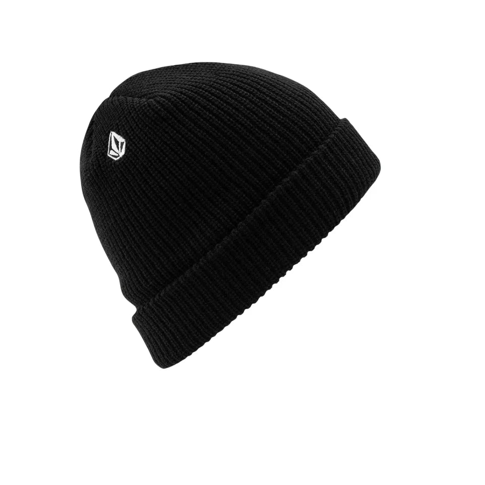 The Volcom Full Stone Beanie 2025 in Black/BLK