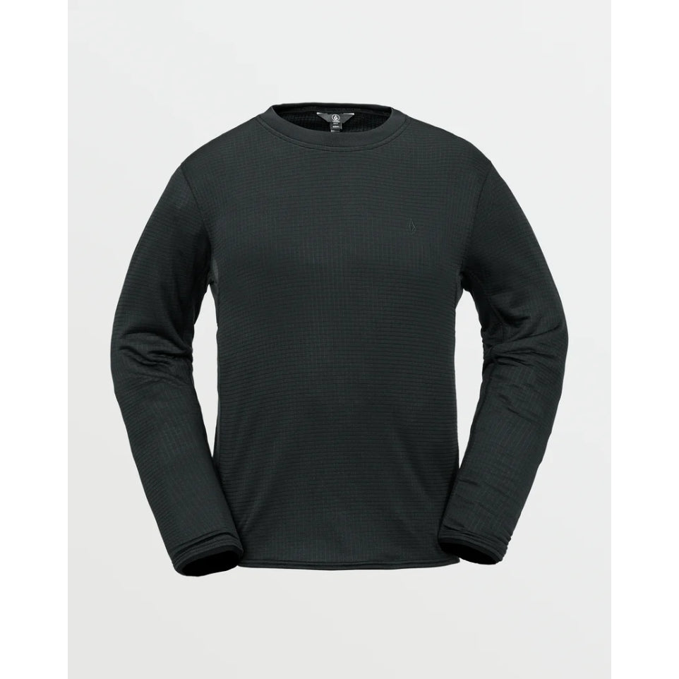 The Volcom Gridlock Men's Crew 2025 in Black