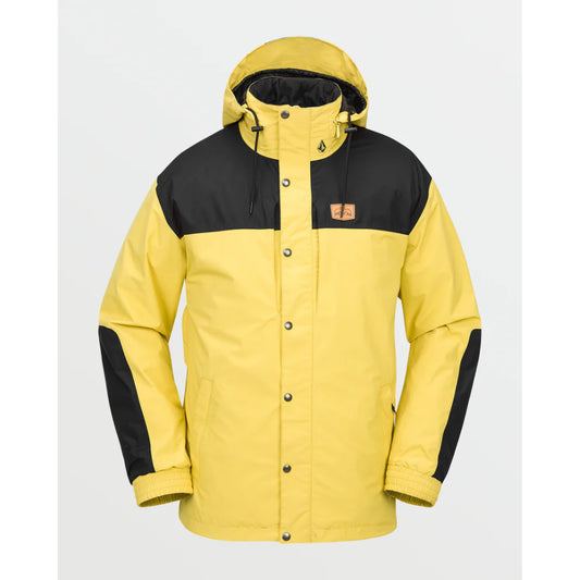 The Volcom Longo Gore-Tex Men's Jacket 2025 in Dark Yellow