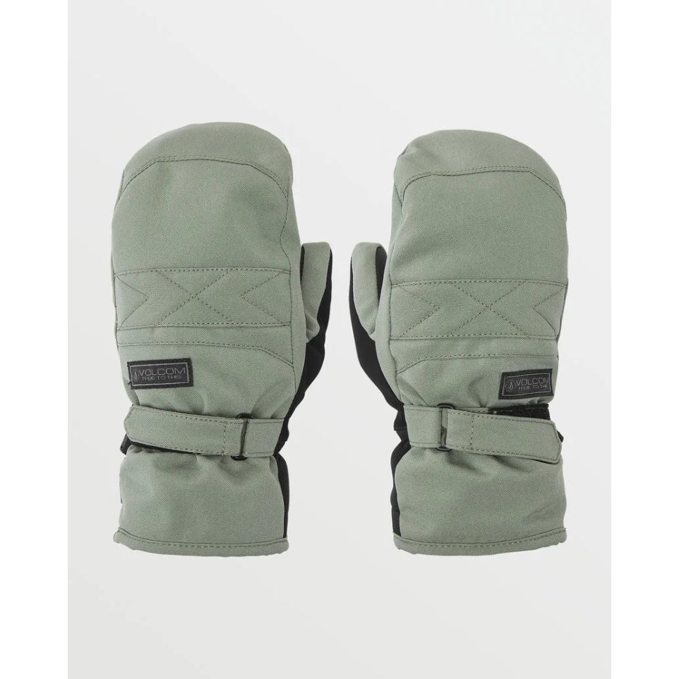 The Volcom Peep Gore-Tex Women's Mitts 2025 in Lichen Green