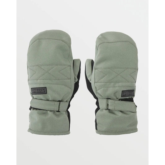The Volcom Peep Gore-Tex Women's Mitts 2025 in Lichen Green