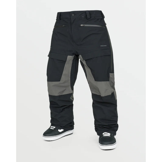 The Volcom Rnge Stretch Gore-Tex Men's Snow Pants 2025 in Black