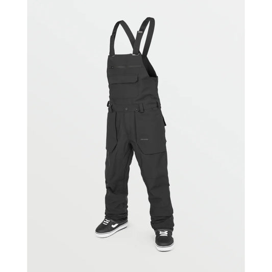 The Volcom Roan Men's Bib Overalls 2025 in Black