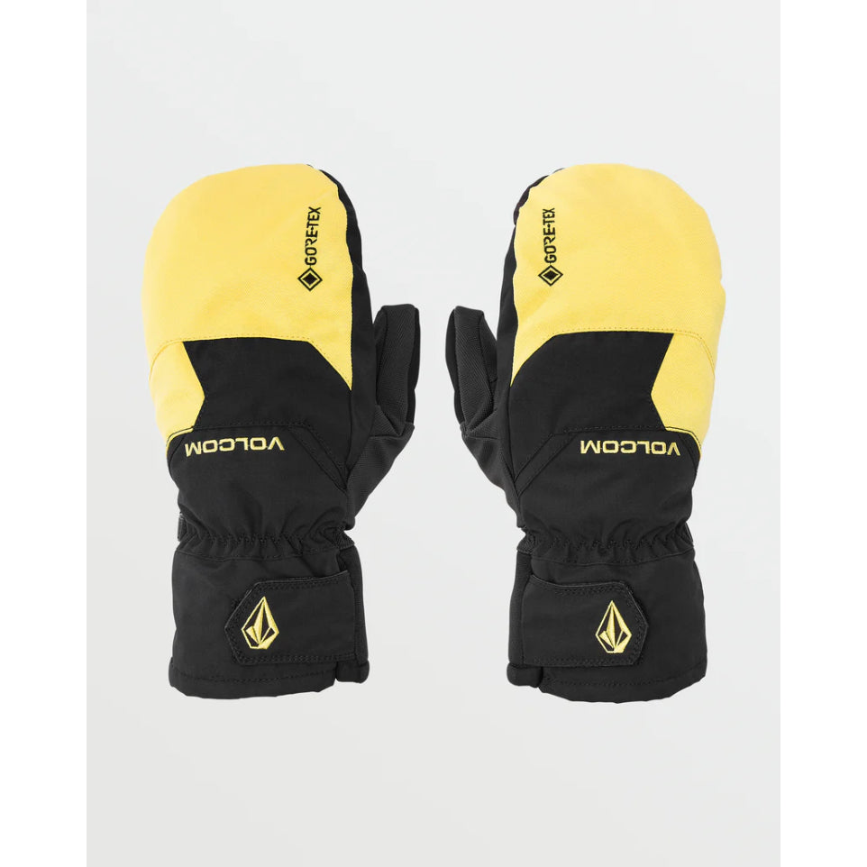 The Volcom Stay Dry Gore-Tex Men's Mitts 2025 in Dark Yellow