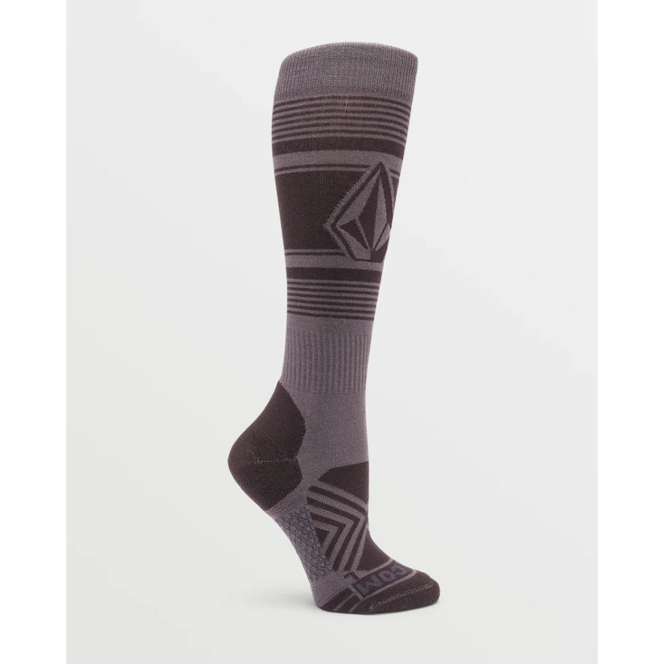 The Volcom Stones Lines OTC Socks 2025 in Dusty Lavender