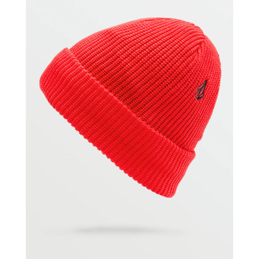 The Volcom Sweep Lined Beanie 2025 in Crimson