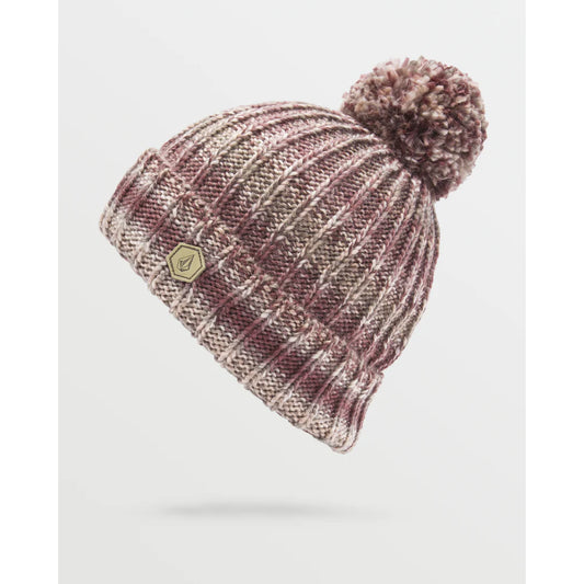 The Volcom V.Co Lyra Beanie 2025 in Burgundy