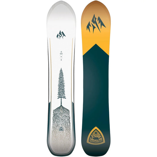 The 2026 Jones Frontier 2.0 Men's Snowboard in white