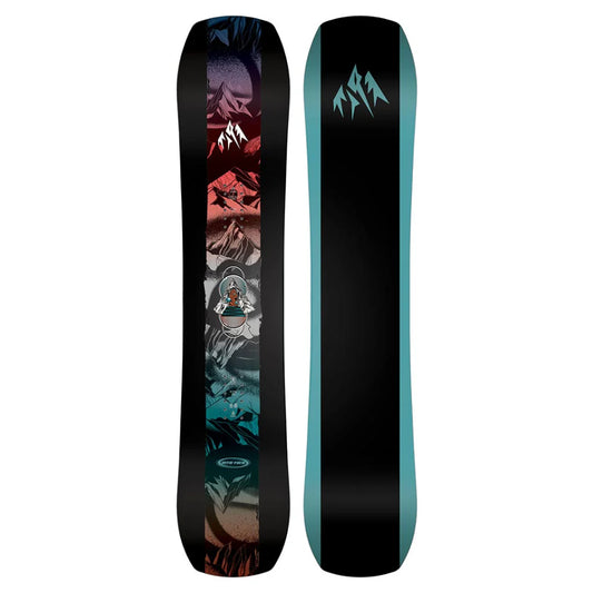 The 2026 Jones Mountain Twin Junior Kid's Snowboard in black