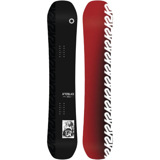 The 2026 K2 Afterblack Men's Snowboard in black