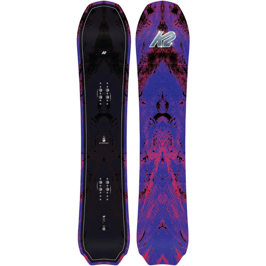 The 2026 K2 Almanac Men's Snowboard in black