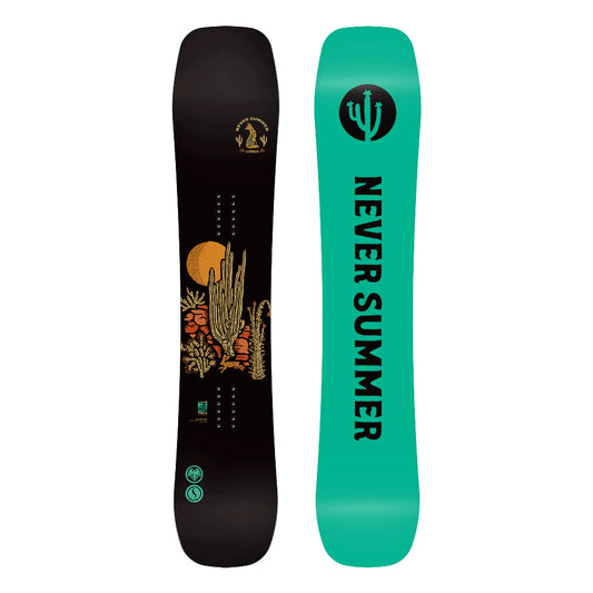 The 2026 Never Summer Cirrus Women's Snowboard in black