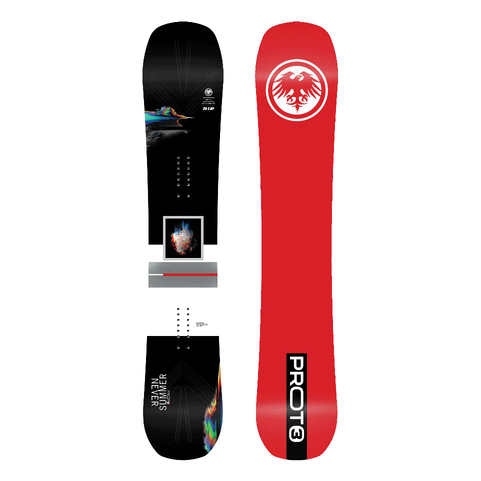 The 2026 Never Summer Proto Type 3 Men's Snowboard in black