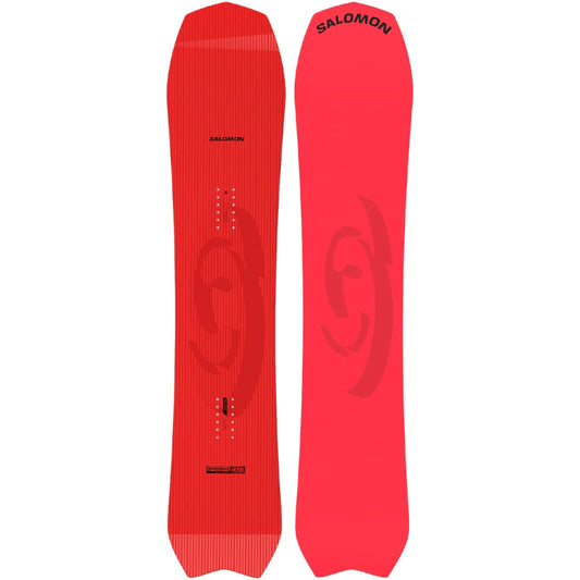 The 2026 Salomon Dancehaul Men's Snowboard in red