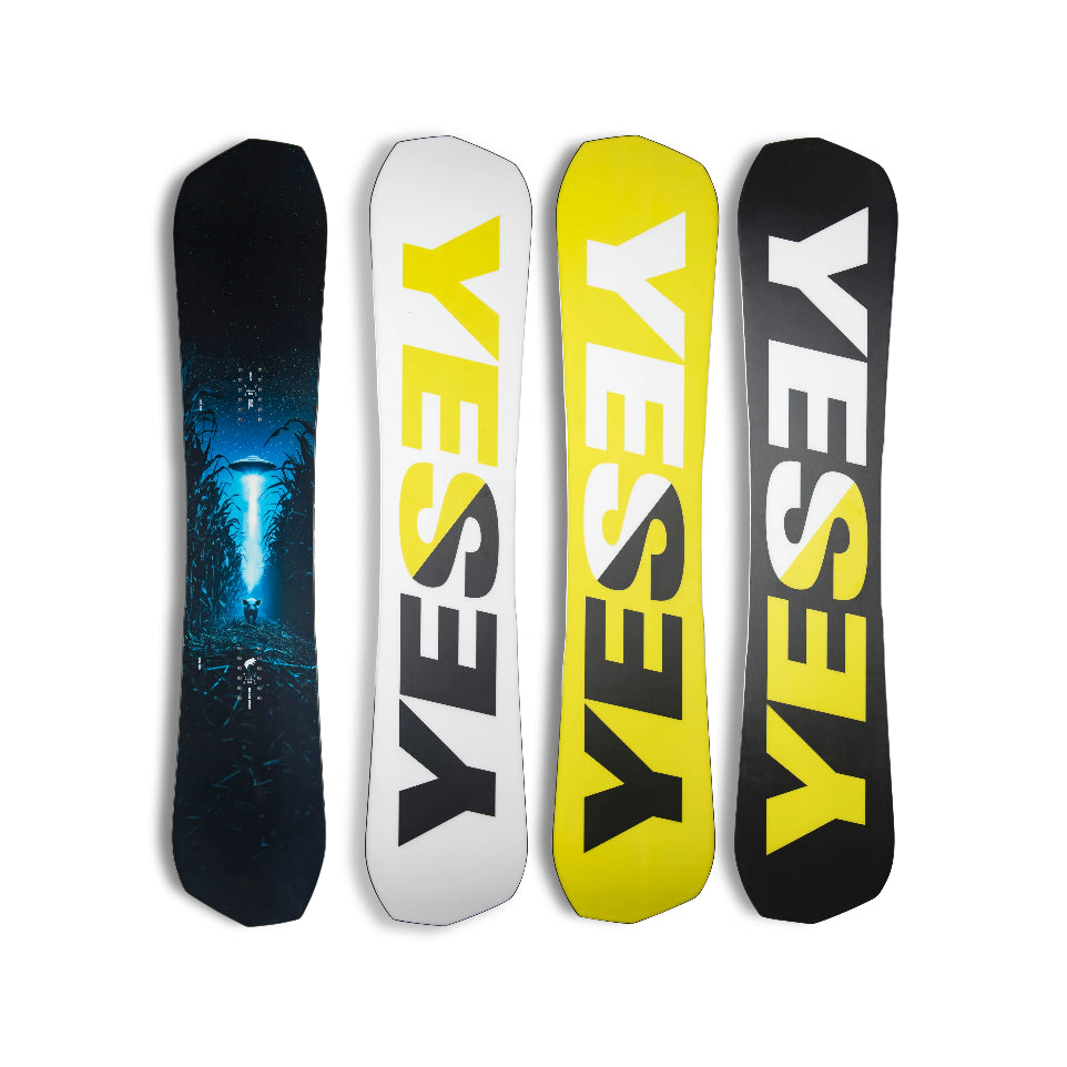 The 2026 Yes Greats 156 Men's Snowboard in blue