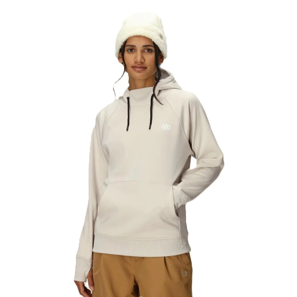 The 686 Bonded Fleece Women's Pullover Hoody in Limestone