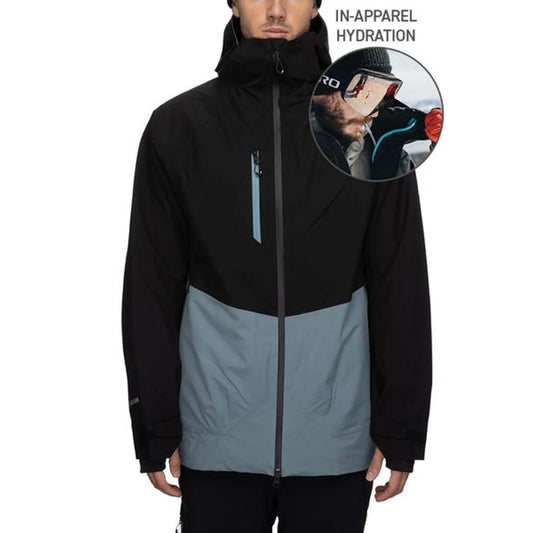 The 686 Men's GLCR Hydrastash Reserve Insulated Jacket 2022 in Goblin 1