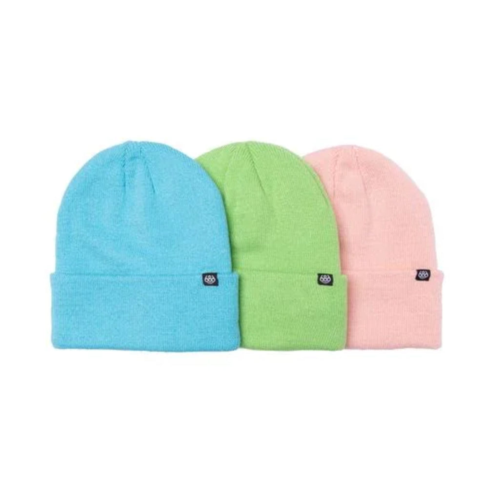 The 686 Standard Roll Up Beanie 3 Pack 2023 in Pastel