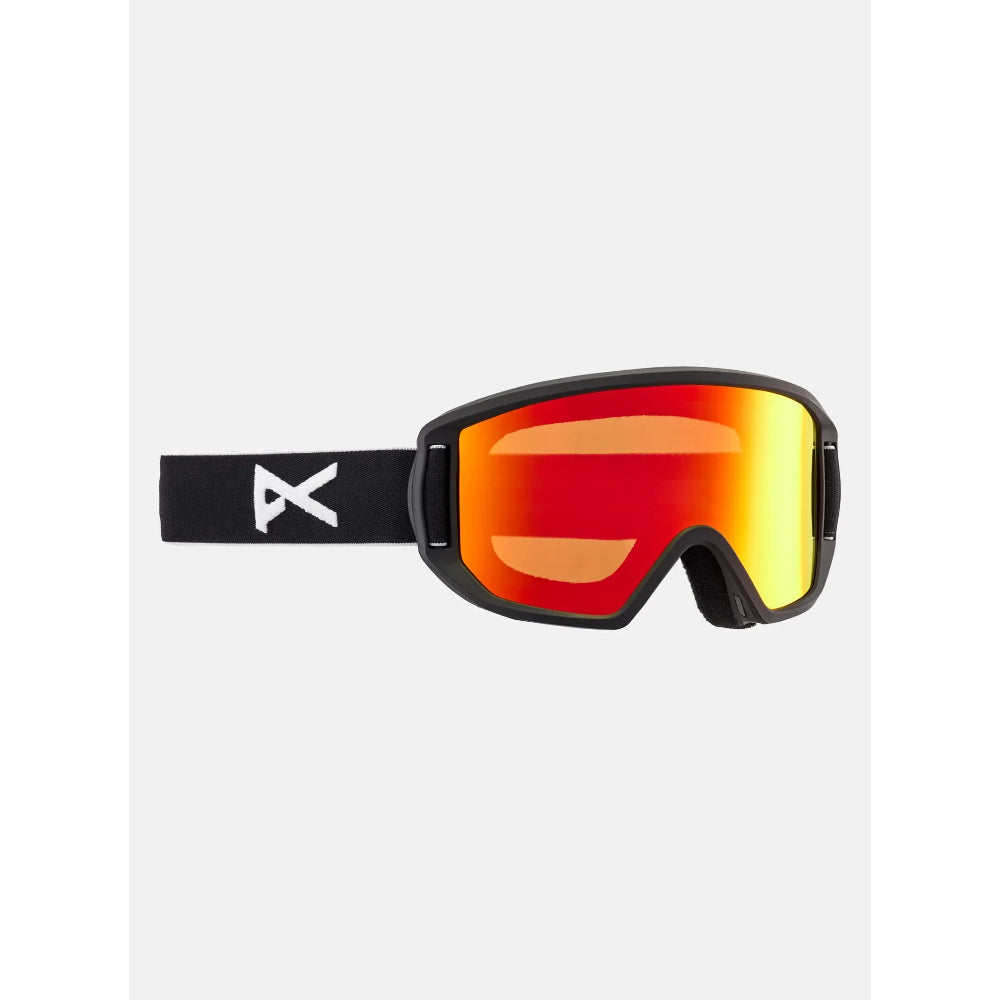 The Anon Relapse Jr MFI Goggles 2023 in Black Red Solex 1