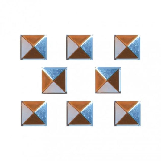 The Anticorp Square Stud Stomp Pad 2018 in Silver