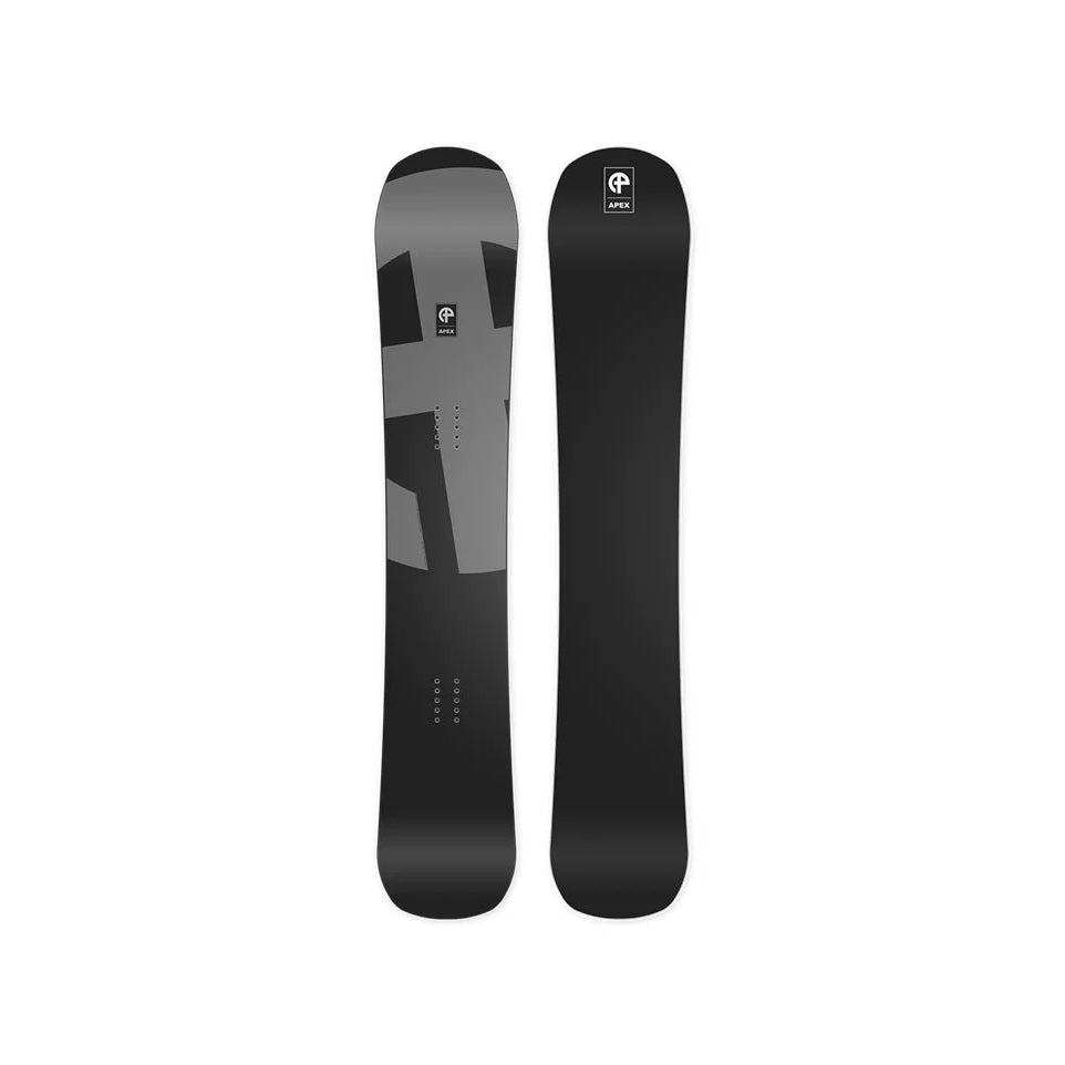 The Apex Pro Snowboard 2025 in Black Grey