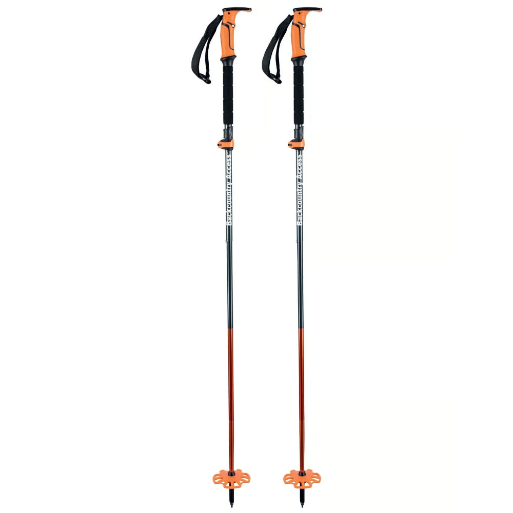 The BCA Scepter 4S Touring Poles 2023 in Orange