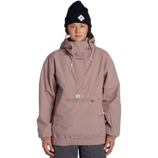 The DC Chalet Anarok Pullover Women's Jacket 2025 in Twilight Mauve