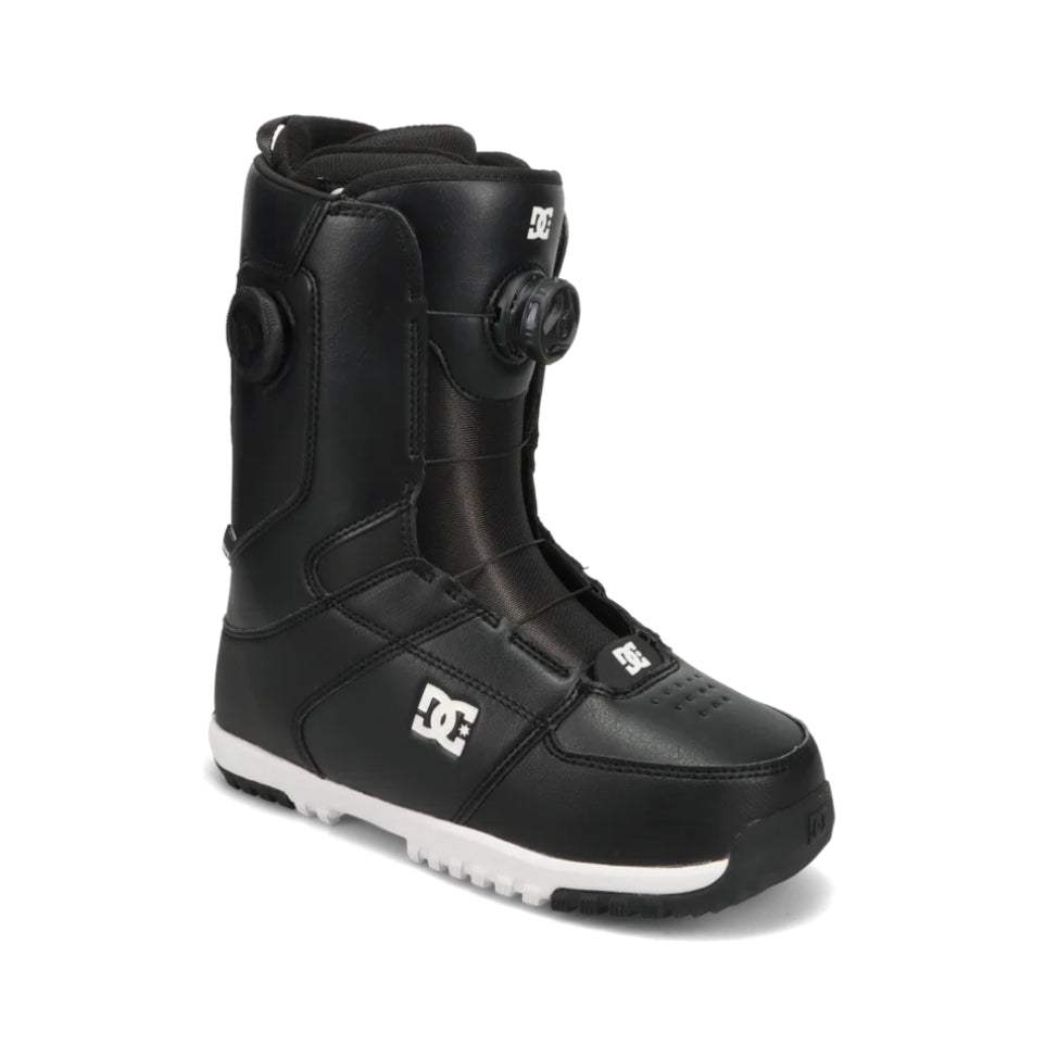 The DC Control Men's Snowboard Boots 2025 in Black Black White