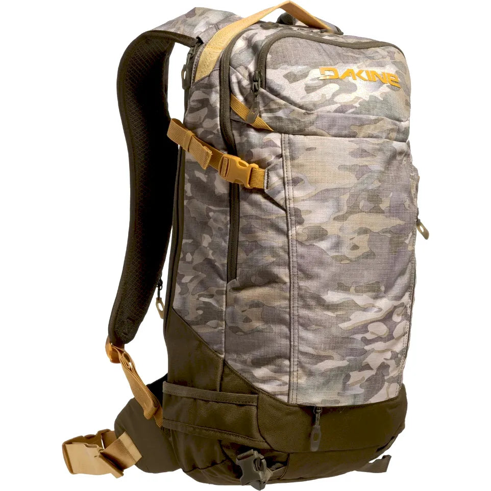 The Dakine Heli Pro 24L Backpak in Vintage Camo