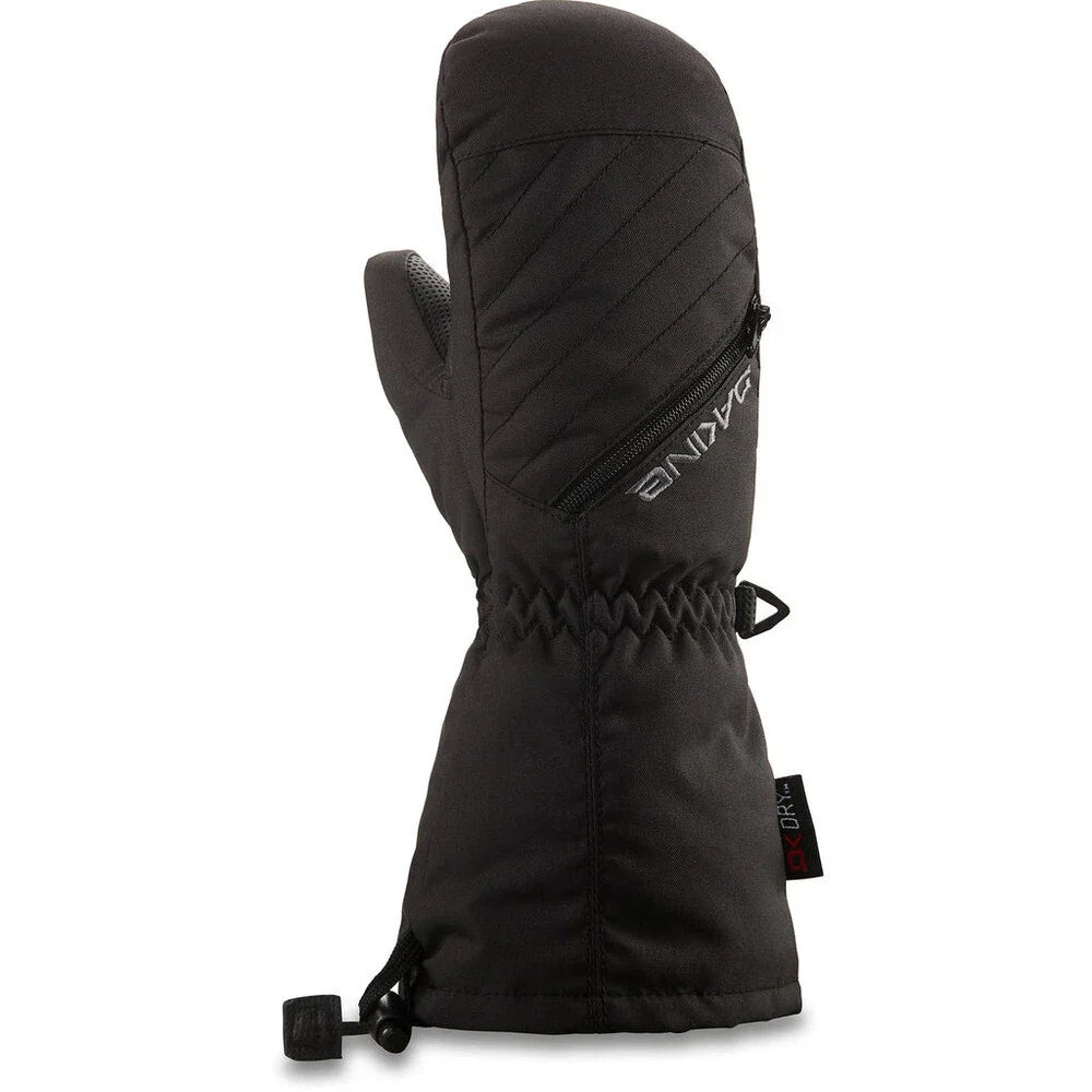 The Dakine Tracker Kid's Mitts 2023 in Black 1