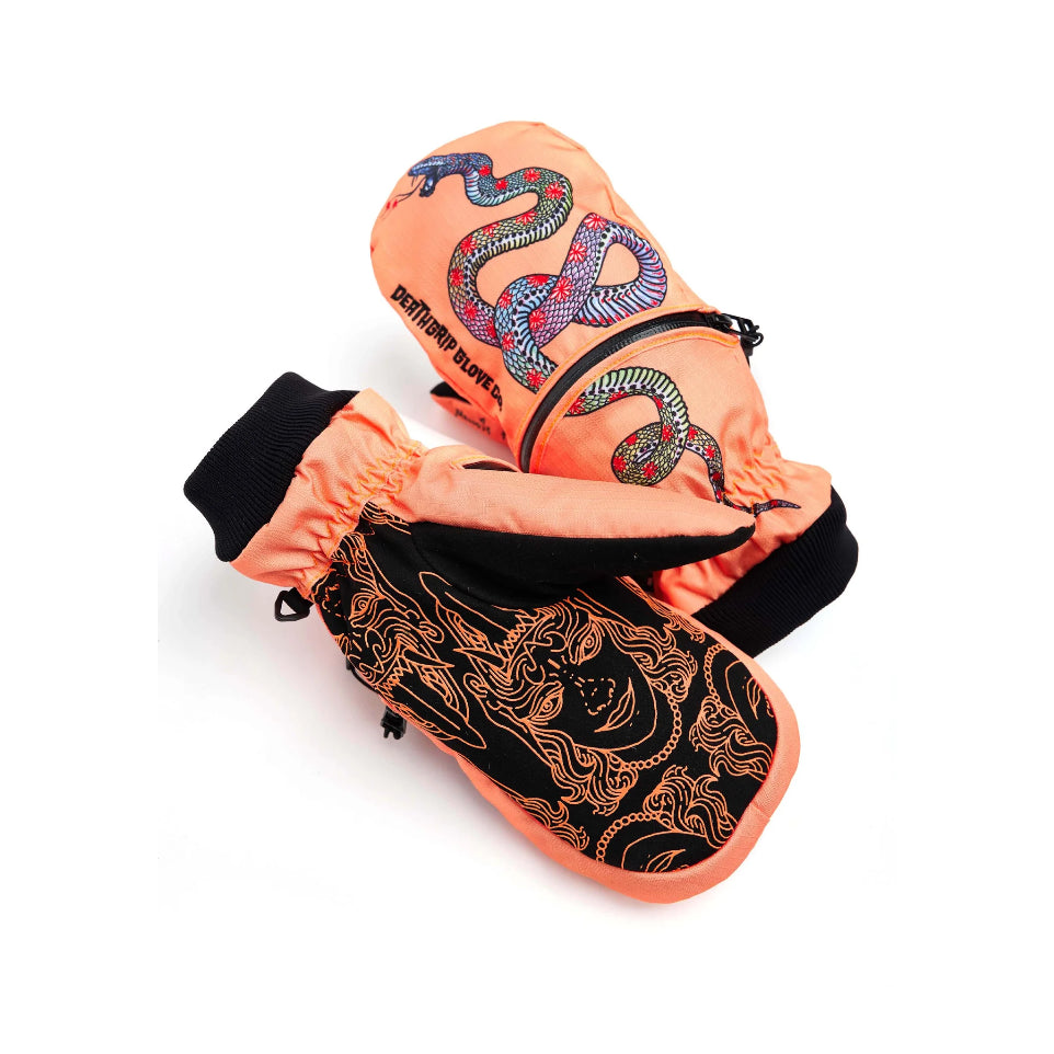 The Deathgrip Glove Co. Melodie Perrault Ghoul Men's Mitts 2025 in Peach