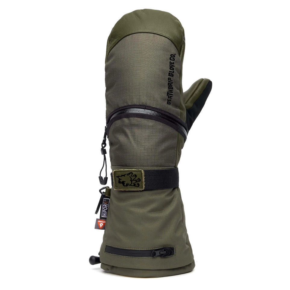 The Deathgrip Glove Co. Werewolf Long Cut Men's Mitts 2025 in Military 1