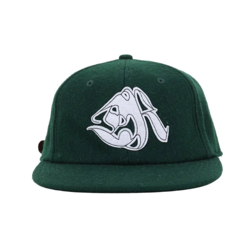 The Dialrange DR Felt Cap 2025 in Forest Green