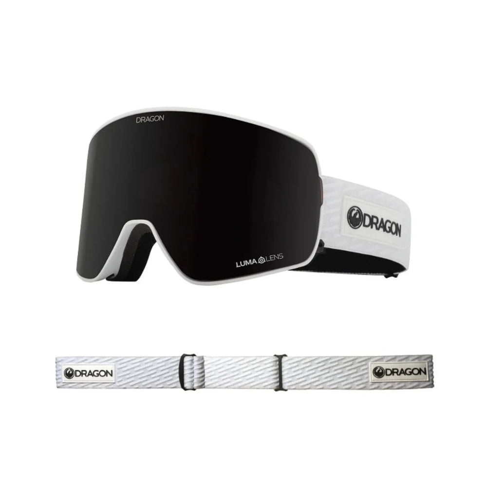 The Dragon NFX2 Goggles 2023 in Blizzard Goggle Lumalens Midnight & Lumalens Light Rose
