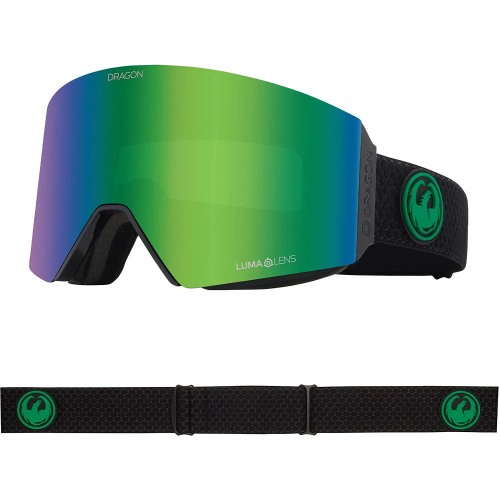 The Dragon RVX OTG Magnetic Goggles 2023 in Split Goggle Lumalens Blue Ion & Lumalens Amber