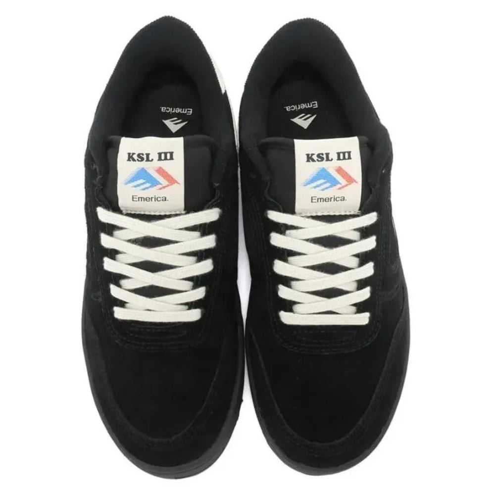 The Emerica KSL 111 Shoes 2025 in Black Black 1