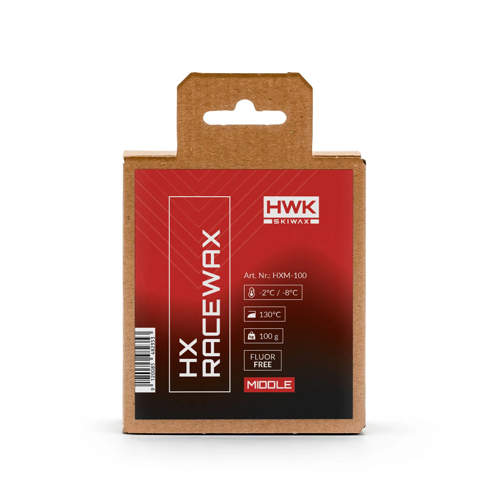 The HWK HX Racewax Middle Glidewax 100g | -2°C/-8°C