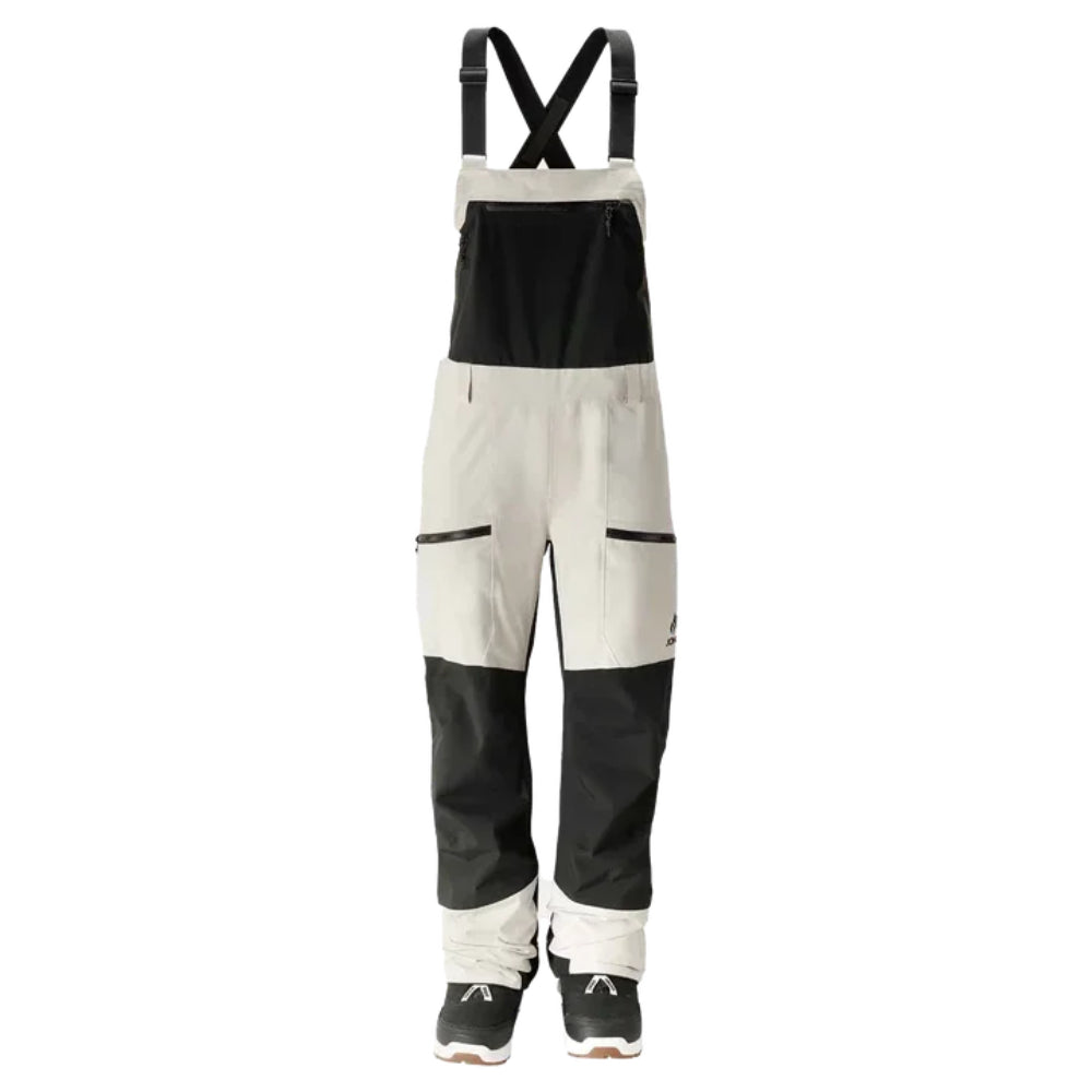 The Jones MTN Surf Recycled Women's Bib Overall 2024 in Mineral Grey 1