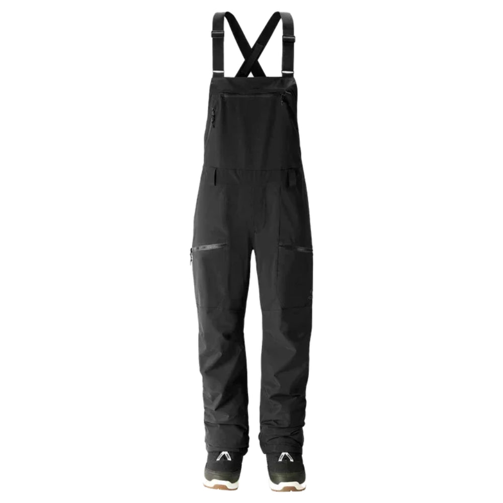 The Jones MTN Surf Recycled Women's Bib Overall 2024 in Stealth Black 1