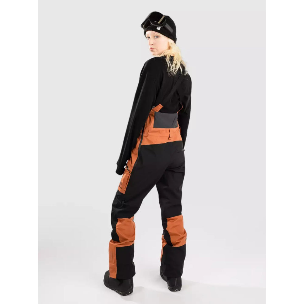 The Jones MTN Surf Recycled Women's Bib Overall 2024 in Terracotta 2