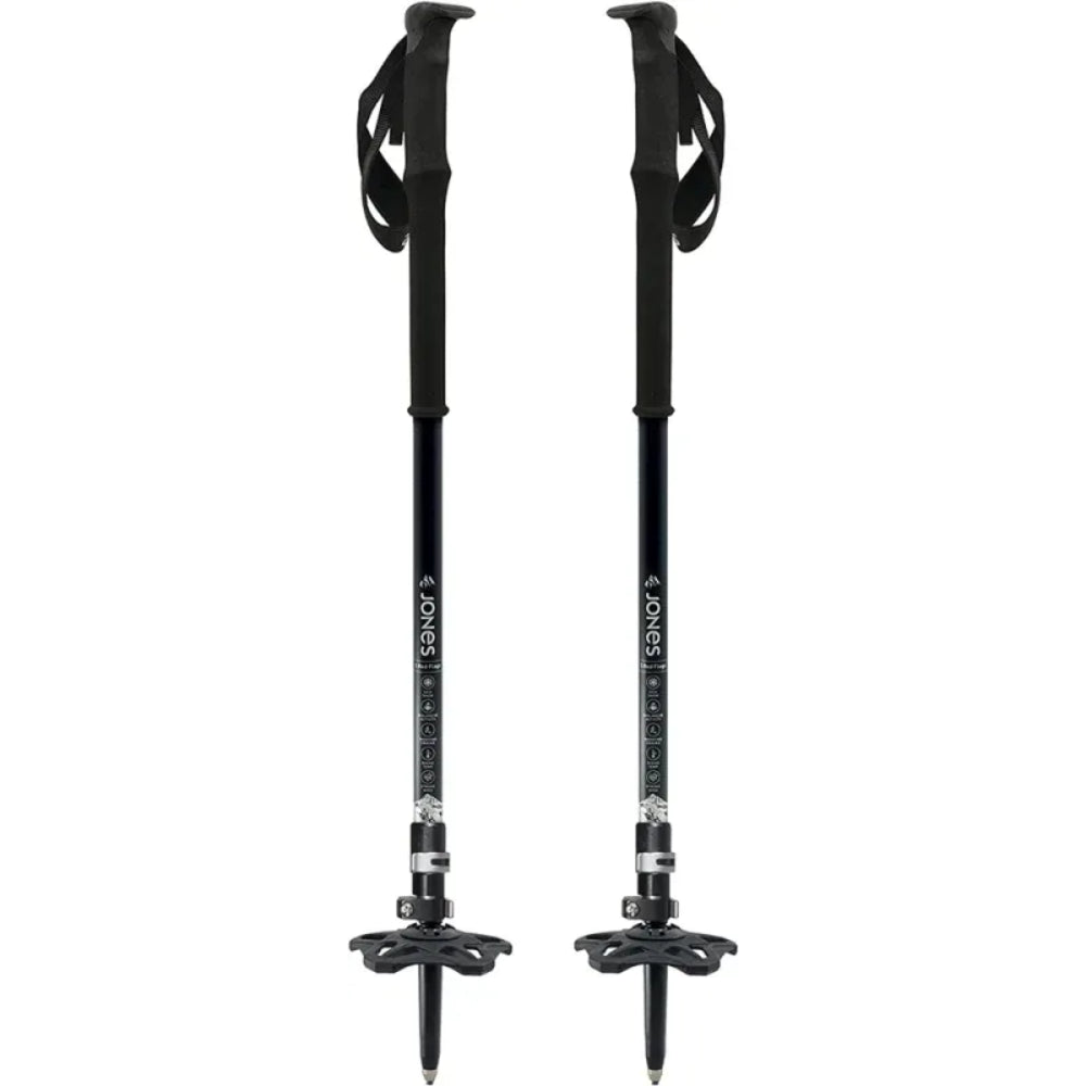 The Jones Talon Splitboarding Poles 2023 in Black