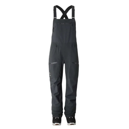 The Jones Women's Mountain Surf Bib Pants 2023 in Black 1