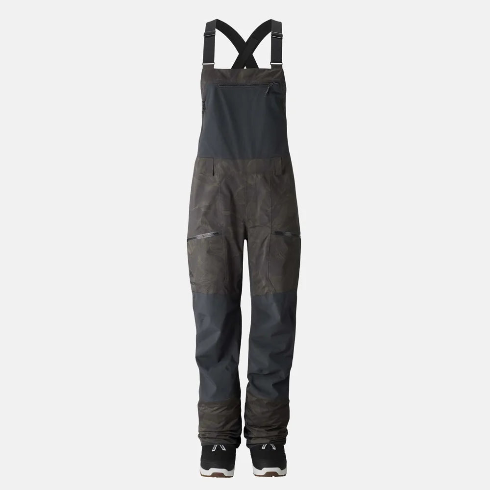 The Jones Women's Mountain Surf Bib Pants 2023 in Mountain Surf 1