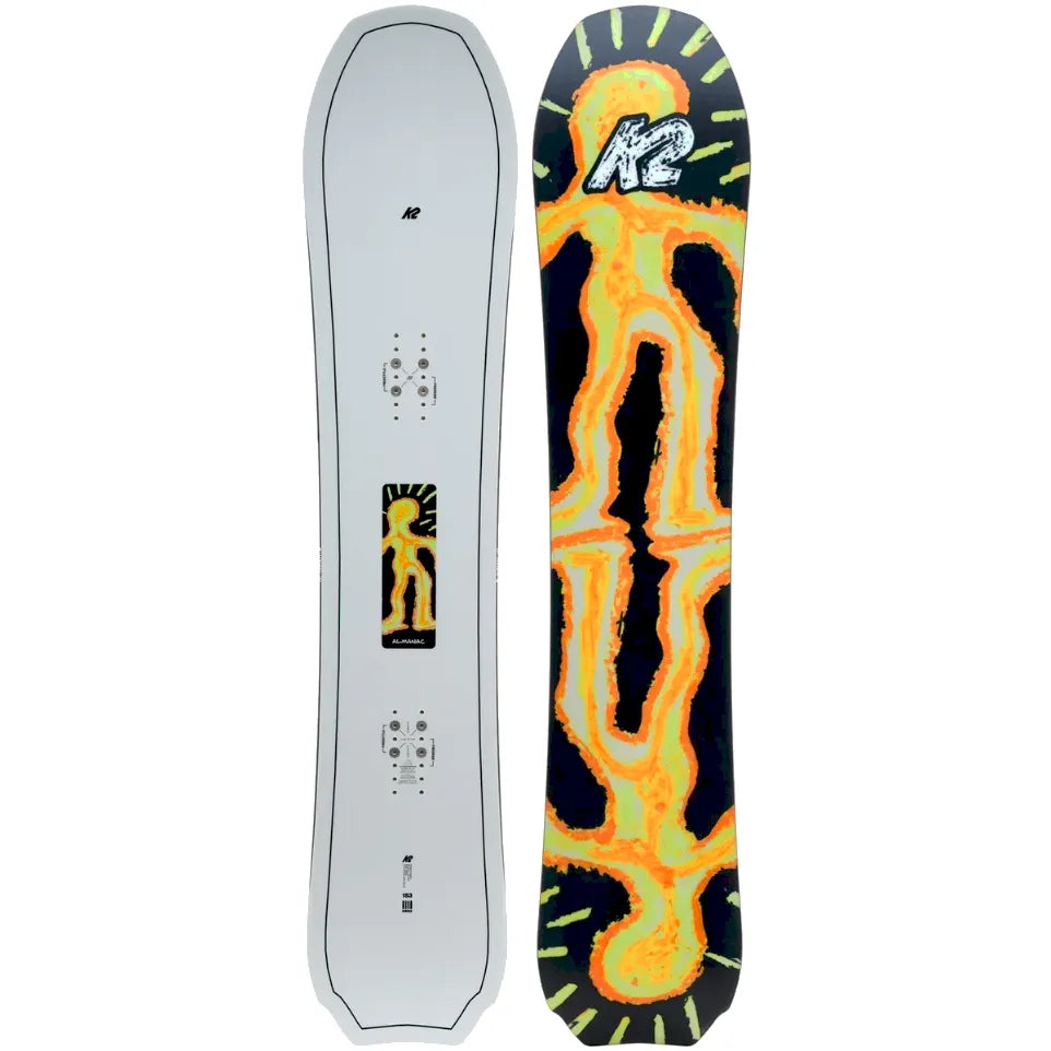 The K2 Almanac Men's Snowboard in White