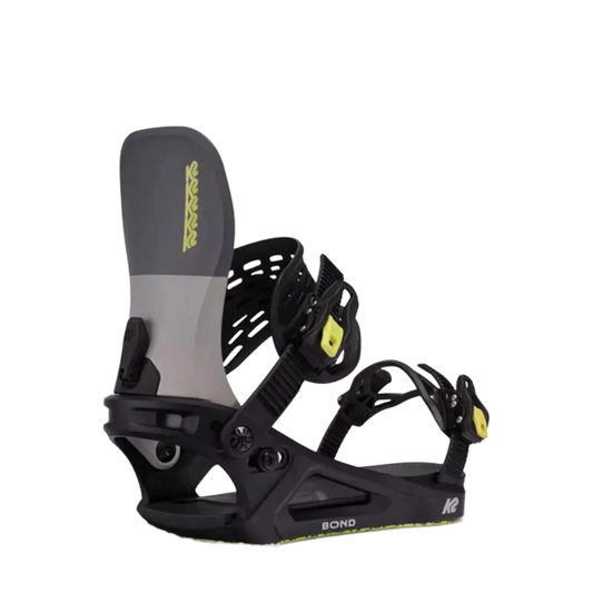 The K2 Bond Men's Snowboard Bindings 2025 in Grey