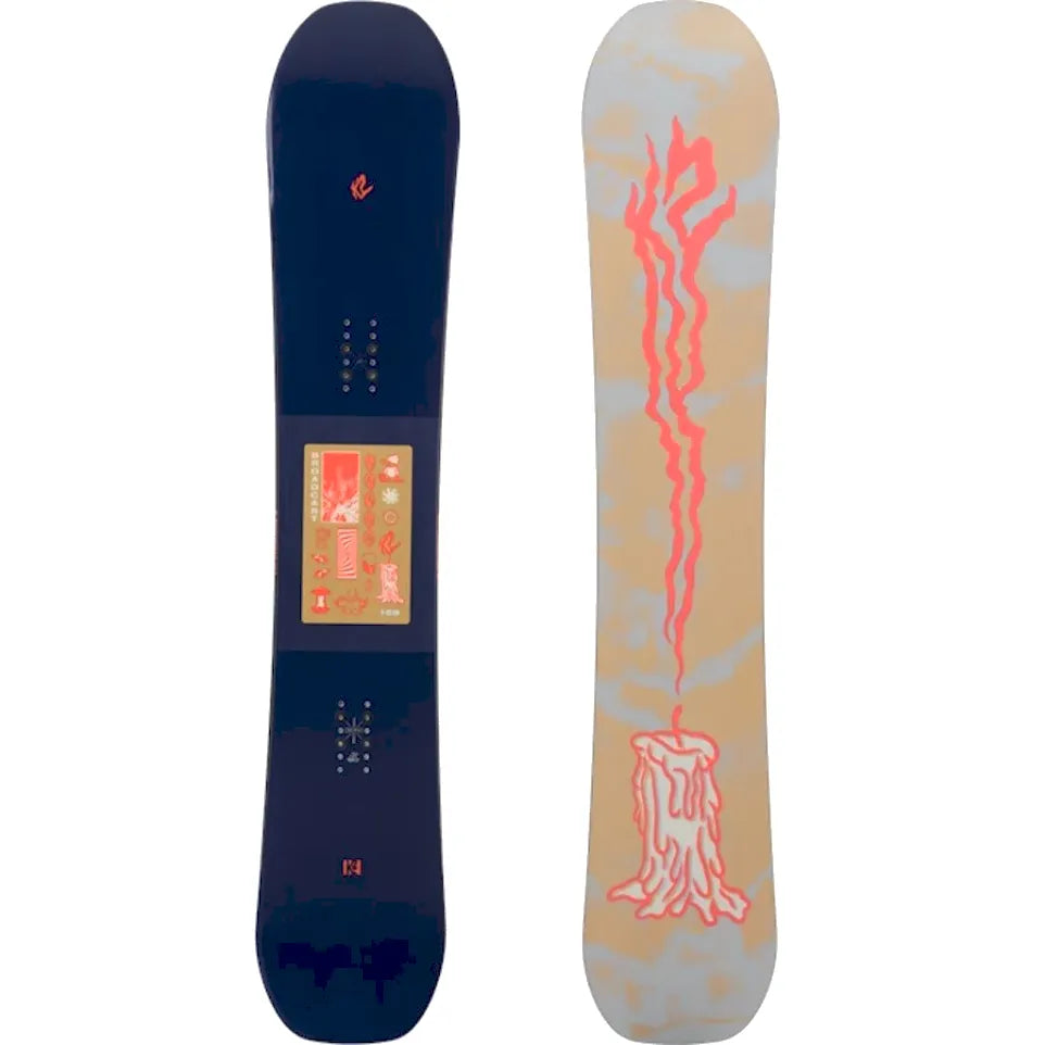 The K2 Broadcast Men's Snowboard 2024 in Blue