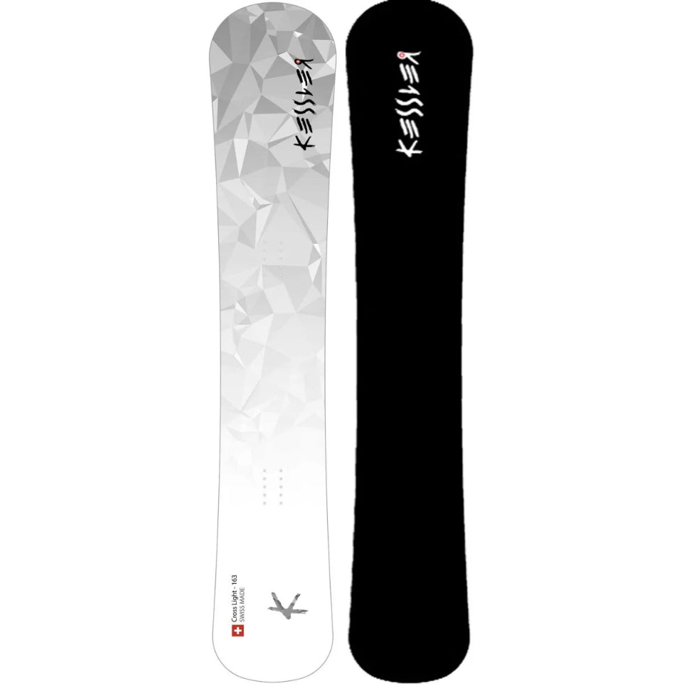 The Kessler Cross Light Snowboard 2025 in White